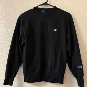 Black Champion Pullover